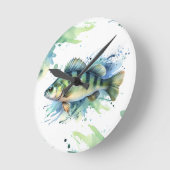 壁時計 – 水彩シリーズ：止まり (傾斜)