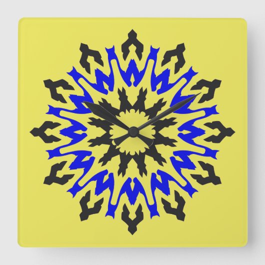 壁時計、色エレガントクラシック数々のデザインS スクエア壁時計 (正面)