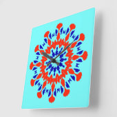 壁時計、色エレガントクラシック数々のデザインS スクエア壁時計 (傾斜)