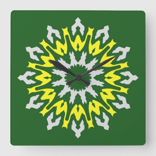 壁時計、色エレガントクラシック数々のデザインS スクエア壁時計 (正面)