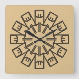 壁時計、色エレガントクラシック数々のデザインS スクエア壁時計