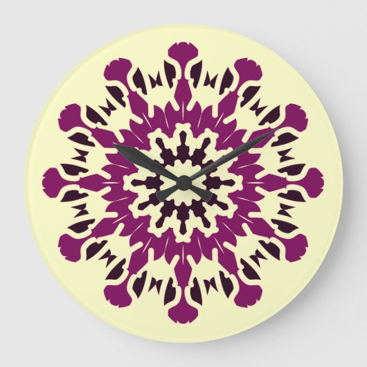 壁時計、色エレガントクラシック数々のデザインS ラージ壁時計 (正面)