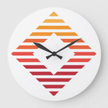 壁時計、10"円形天然木枠