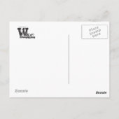 壁書の上に ポストカード (裏面)