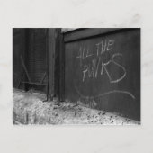 壁書の上に ポストカード (正面)