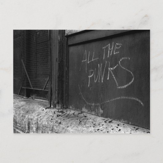 壁書の上に ポストカード (正面)