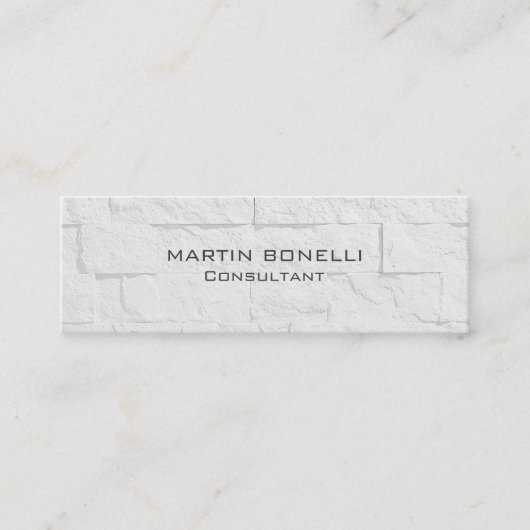 壁煉瓦スキニースリム澄ん名刺 スキニー名刺 (正面)