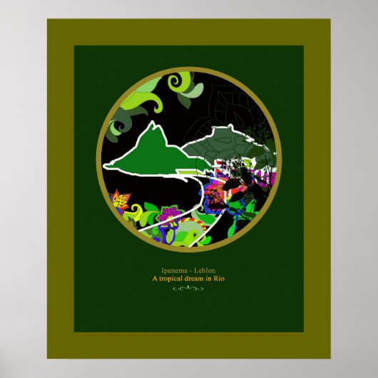 壁用イパネマ ポスター (正面)