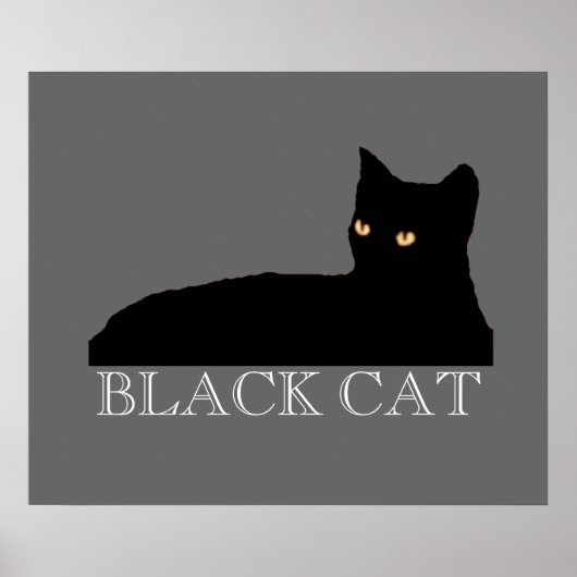 壁用ネコ，スケッチ ポスター (正面)