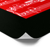 壁用音楽プリント ポスター (角)