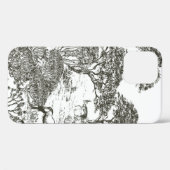 壁画の手描きサファリパノラマビュー、アフリカンラ Case-Mate iPhoneケース (裏面 (横))