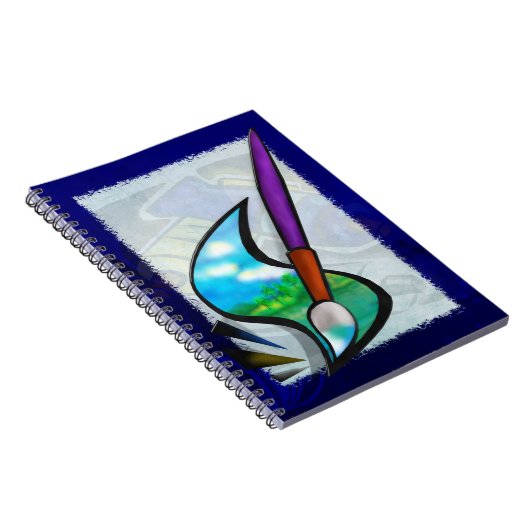 壁画アーティストグラフィックデザインスケッチジャーナル ノートブック (右側)