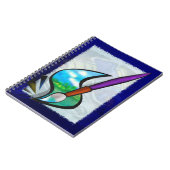 壁画アーティストグラフィックデザインスケッチジャーナル ノートブック (左側)