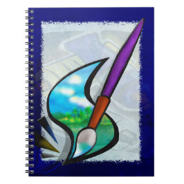 壁画アーティストグラフィックデザインスケッチジャーナル ノートブック