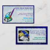 壁画アーティストグラフィックデザイン商業住宅 名刺 (正面/裏面)