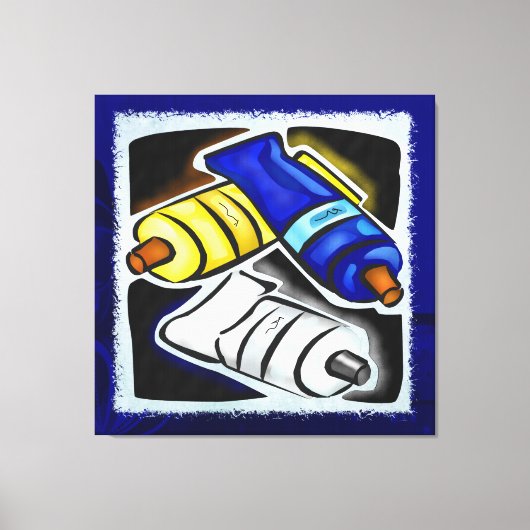 壁画アーティストグラフィックデザインDECOR 2 キャンバスプリント (正面)