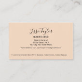 壁画アーティストデザイナーハウスペインター 名刺 (裏面)