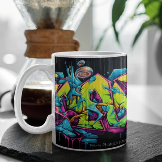 壁画ラベル1 コーヒーマグカップ