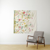 壁画開花咲く木。ヴィンテージフローラ タペストリー (インサイチュ(横))