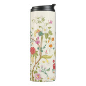 壁画開花咲く木。ヴィンテージフローラ タンブラー (回転左)