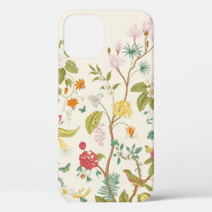 壁画開花咲く木。ヴィンテージフローラ iPhone 12ケース