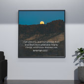 壁画 - ジェレミヤ書33:3 KJV - 聖書 ポスター