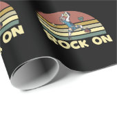 壁登山ガールインドアボルダリングウーマン ラッピングペーパー (ロールコーナー)