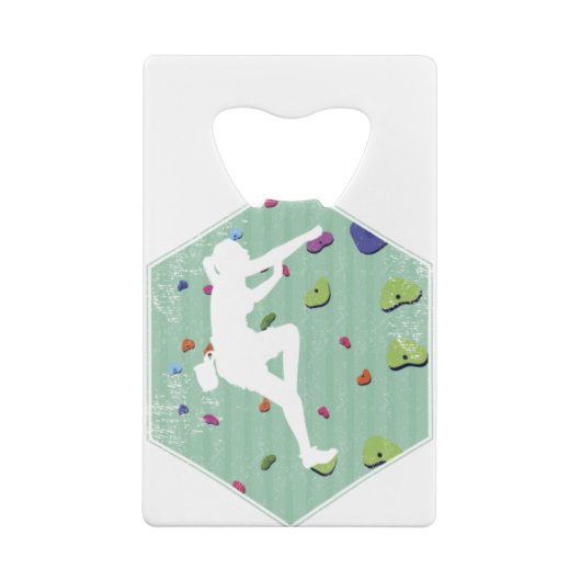 壁登山ロック登山屋内アクションギフト クレジットカード栓抜き (裏面)