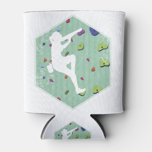 壁登山ロック登山屋内アクションギフト 缶クーラー (正面)