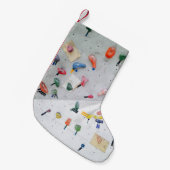 壁登山内壁 スモールクリスマスストッキング (正面 (吊り時))