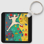 壁登山屋内ロッククライマーズアクションスポーツA キーホルダー (裏面)