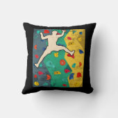 壁登山屋内ロッククライマーズアクションスポーツA クッション (裏面)