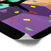 壁登山屋内ロッククライマーズアクションスポーツA ポスター (角)