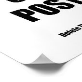 壁空白のデコ用ポスター11x14インチDIY ポスター (角)