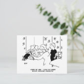 壁紙とホームデコレーションの漫画 ポストカード (スタンド正面)