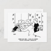 壁紙とホームデコレーションの漫画 ポストカード (正面/裏面)