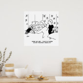 壁紙とホーム飾ズ漫画 ポスター (キッチン)