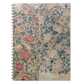 壁紙のデザインは「上がりました」(紙の鉛筆およびw/c) ノートブック (正面)