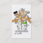 壁紙のハンガーの名刺 名刺 (裏面)