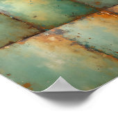 壁紙の背景デジタル ポスター (角)