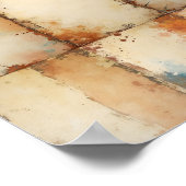 壁紙の背景デジタル ポスター (角)