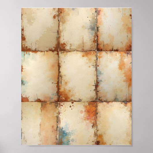 壁紙の背景デジタル ポスター (正面)