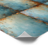 壁紙の背景デジタル ポスター (角)