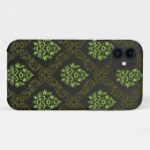 壁紙の花柄の緑 Case-Mate iPhoneケース (裏面(横))
