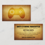 壁紙を張られたアーカイブのジョイスティックの名刺 名刺 (正面/裏面)