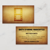 壁紙を張られたアーカイブのフィルムのカメラマンの名刺 名刺 (正面/裏面)