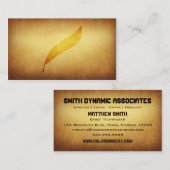 壁紙を張られたアーカイブの作家のクイル名刺 名刺 (正面/裏面)