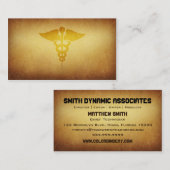 壁紙を張られたアーカイブの医療産業の名刺 名刺 (正面/裏面)