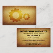 壁紙を張られたアーカイブの機械ギアの名刺 名刺 (正面/裏面)