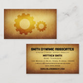 壁紙を張られたアーカイブの機械ギアの名刺 名刺 (正面/裏面)